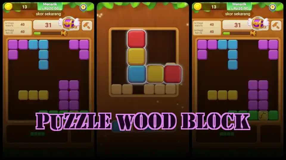 Puzzle Wood Block