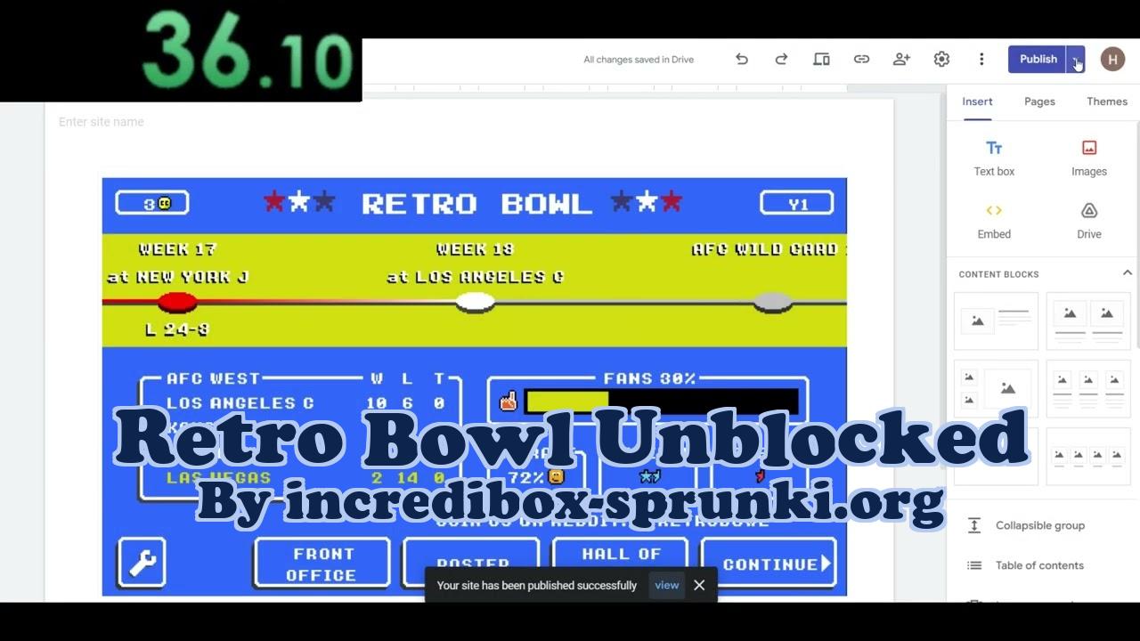 Retro Bowl Unblocked icon